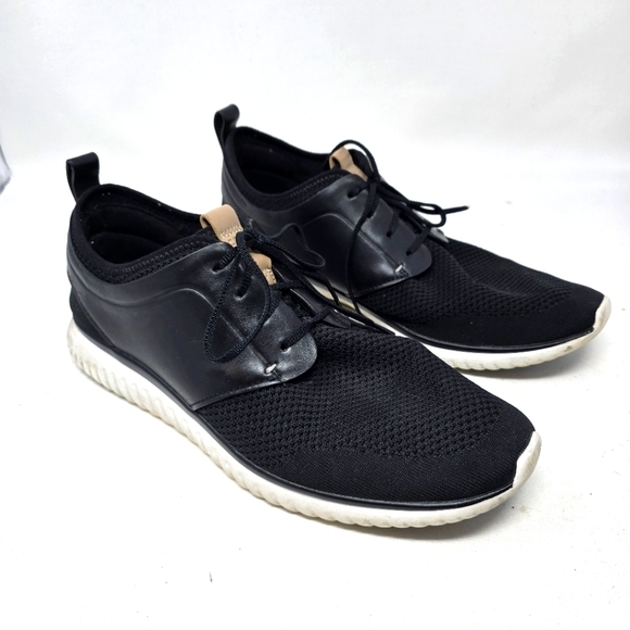 Cole Haan Grand Os Motion Shoes Mesh Athletic C26395 Black Men's‎ Size 12 M. - Picture 1 of 9